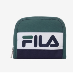 Fila Linear Logo Wallet Three-stage Color Scheme - Tytön Muut Pussit - TummanVihreä | FI-95578